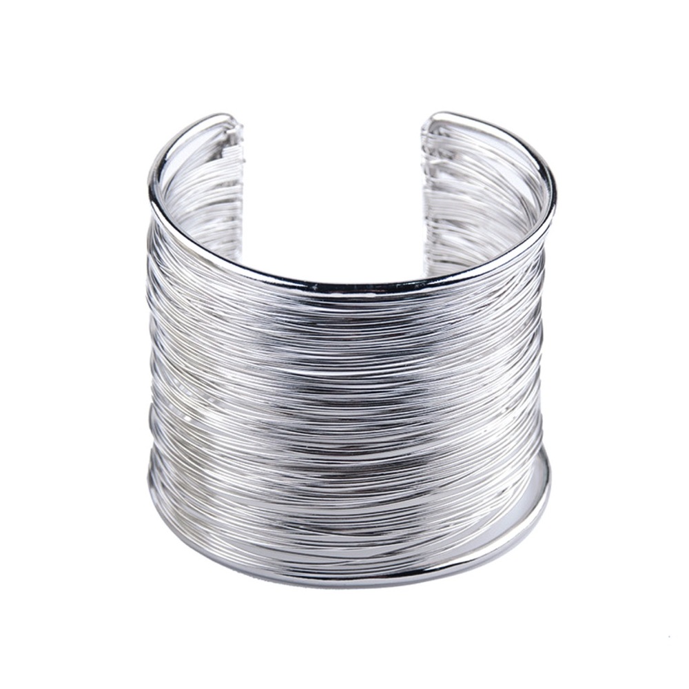 Any 2/$20! Silver Wire Adjustable Cuff Bracelet - Picture 8 of 11
